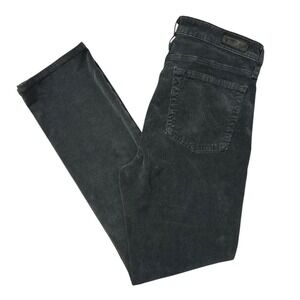 AG Adriano Goldschmied Mari High Rise Slim Straight Corduroy Pants Women's Sz 30